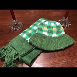 Winter scarf and hat